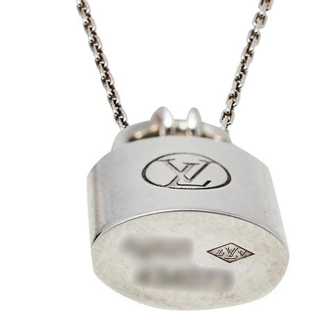 lv x unicef necklace|Sterling Silver Lock Pendant Necklace .